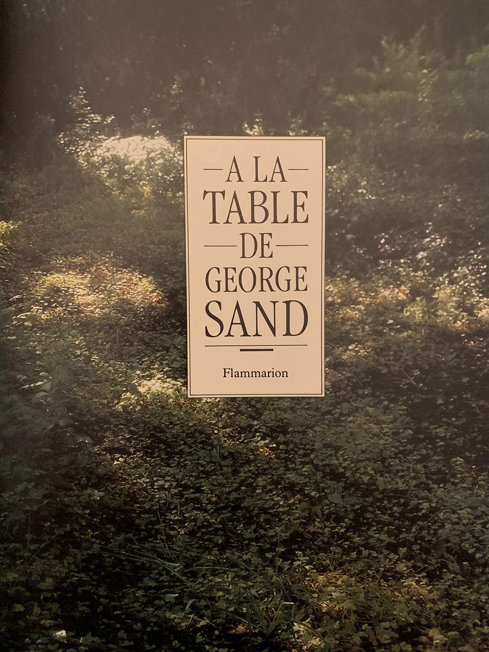 À la table de George Sand