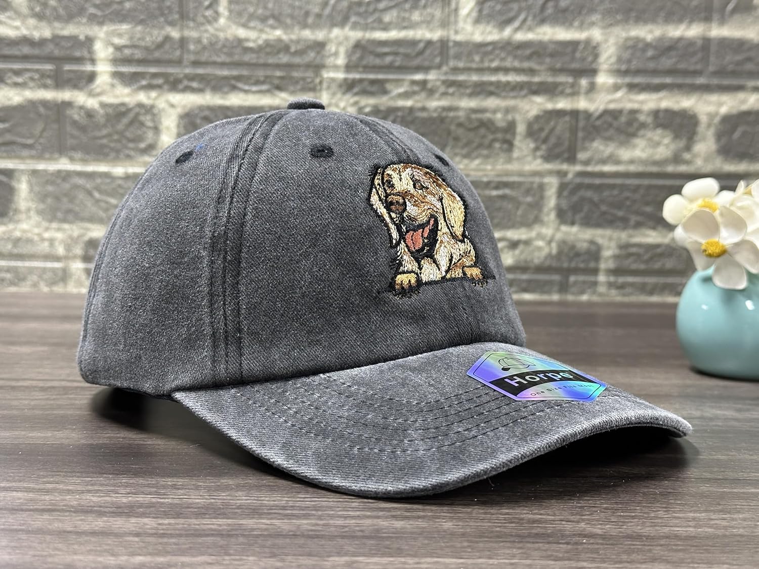 Embroidered Dog Baseball Hat for Men Women, Puppy Lover Gifts for Adult - Image 2