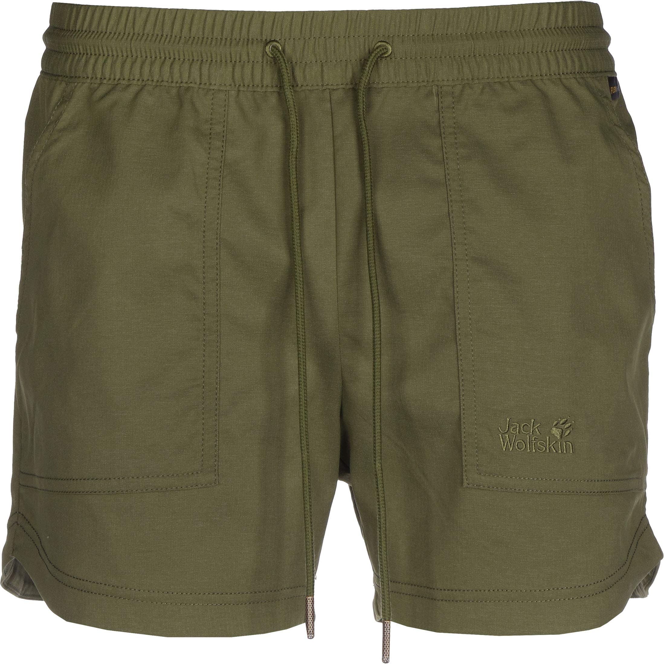 Jack Wolfskin Senegal Shorts Women's Shorts - Delta Green, Large