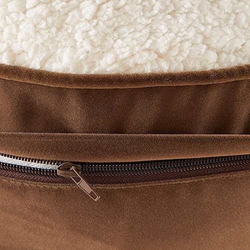 Miniatura 5 de Samson Deluxe - Cama redonda estilo almohada para perro grande con leche grande 42 pulgadas