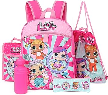 lol 5 piece backpack set