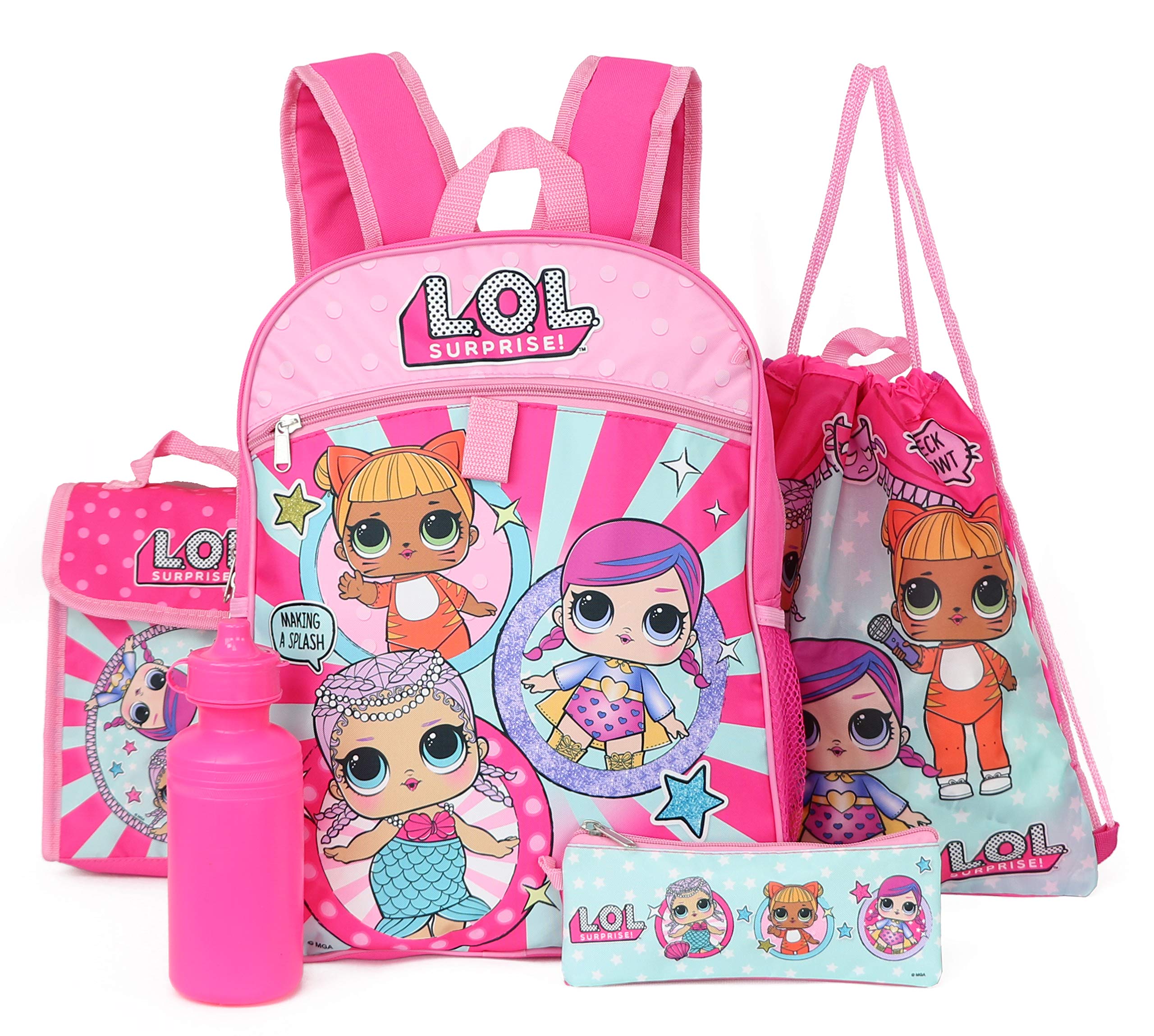 lol 5 piece backpack set