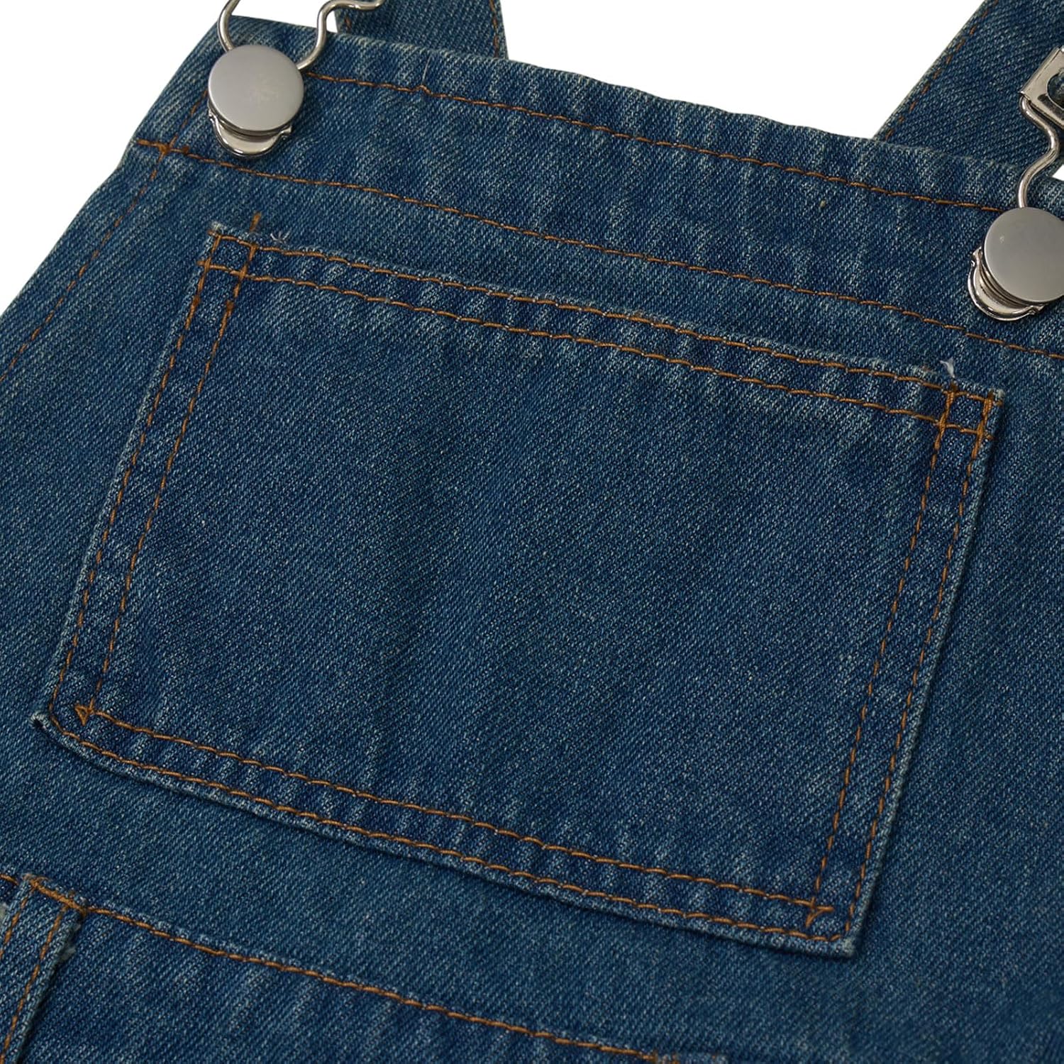 Baby Toddler Girls Denim Overall Dress, Kids Adjustable Straps Bib Suspender Skirts Little Girls Summer Jean Pinafore Dresses
