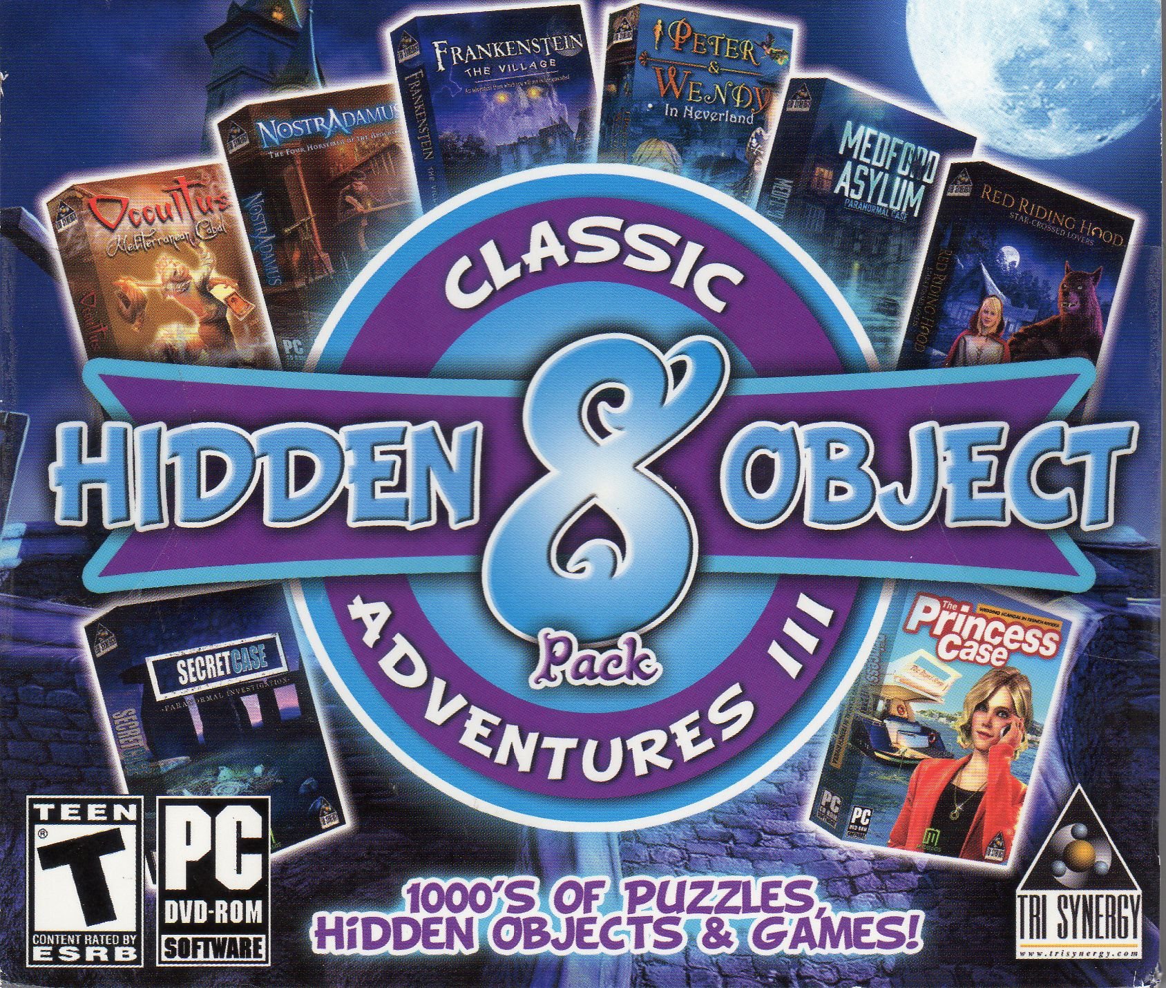 FRANKENSTEIN THE VILLAGE Hidden Object 8 PACK Classic Adventures III PC Game DVD-ROM [video game]