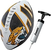 Vista 19 de Franklin Sports NFL Team Footballs - Rubber Youth Mini Balls for All Teams - Kids 8.5" Football + Air Pump Sets - Official NFL Licensed