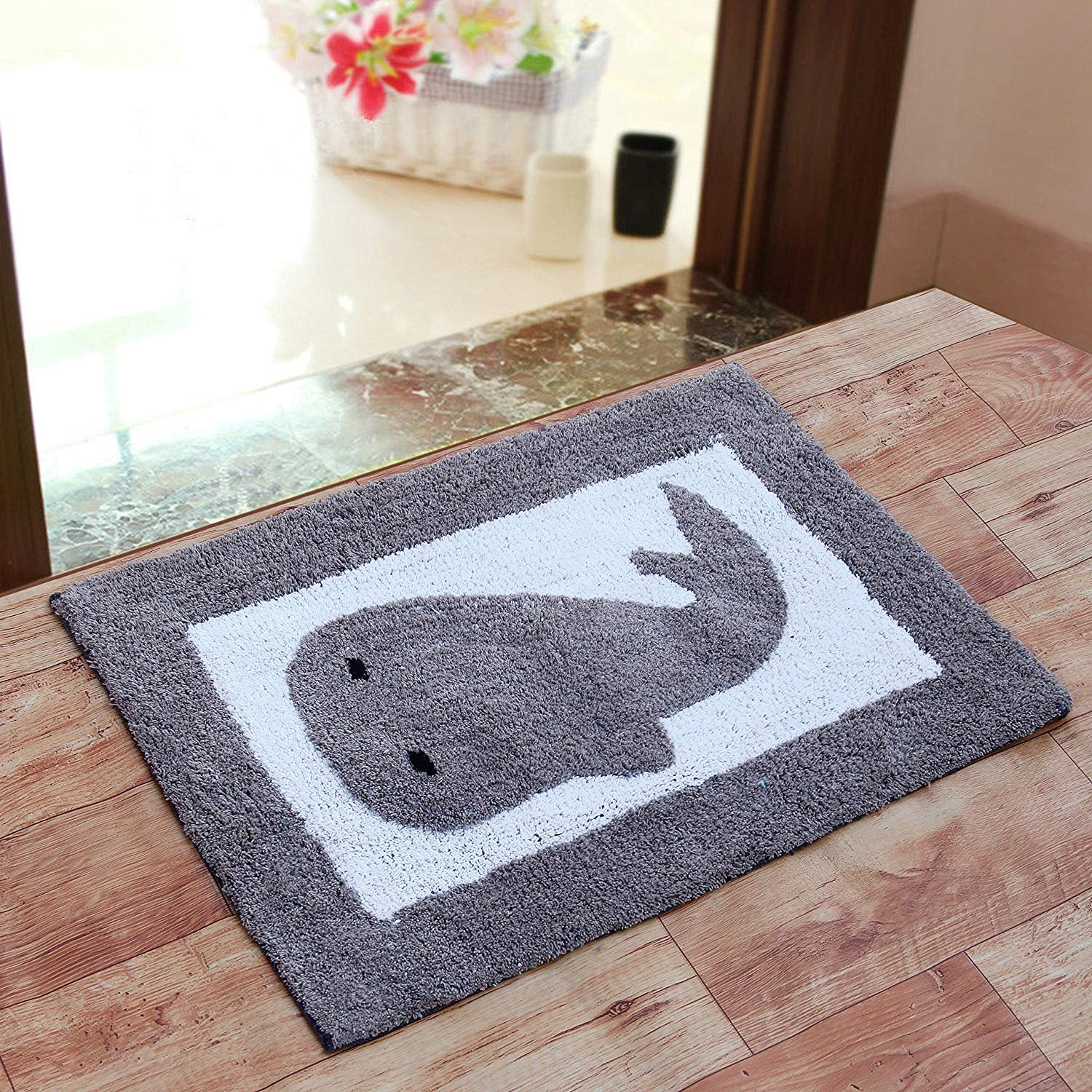 JPR HOME COLLECTIONPure Cotton Anti Skid Door Mat, Multicolor 20 * 30 Inches001