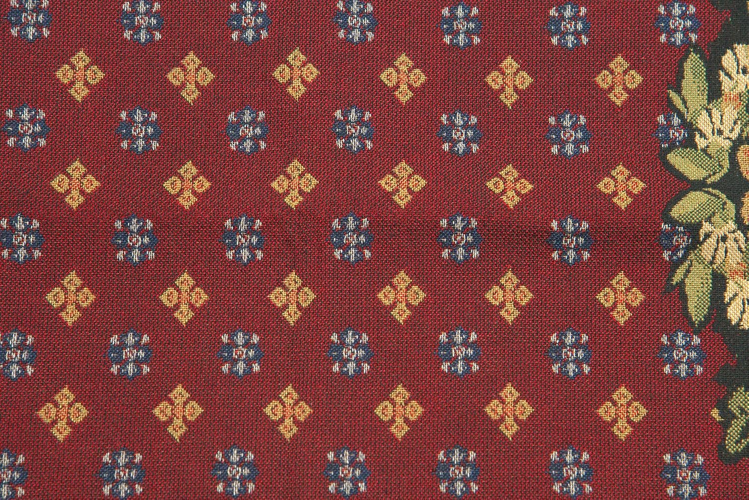 Dame A La Licorne Belgian Throw - 59 in. x 59 in. Cotton/Viscose/Polyester by Charlotte Home Furnishings