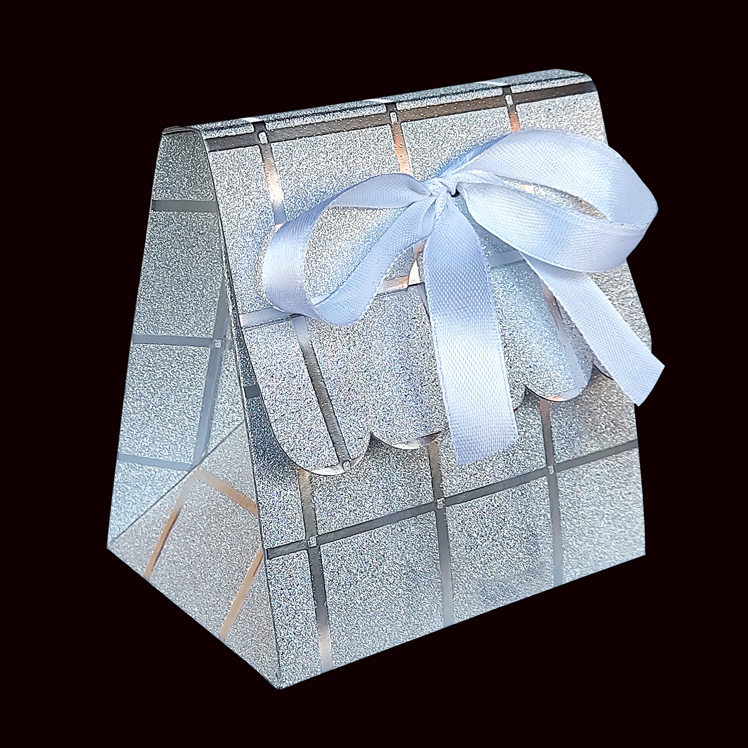 PRIVA Set of 35 SILVER Empty Paper Box, Gift Box, Empty Folding Paper Gift Box, Chocolate Packing Box, Party Gift Box, Multipurpose Box for All Occasion (Pack of 35) (PURSE TYPE) (B09HKC79NN) Amazon Price History, Amazon Price Tracker