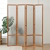 3/4 Panel Acrylic Room Divider Privacy Screen Translucent Folding Partition