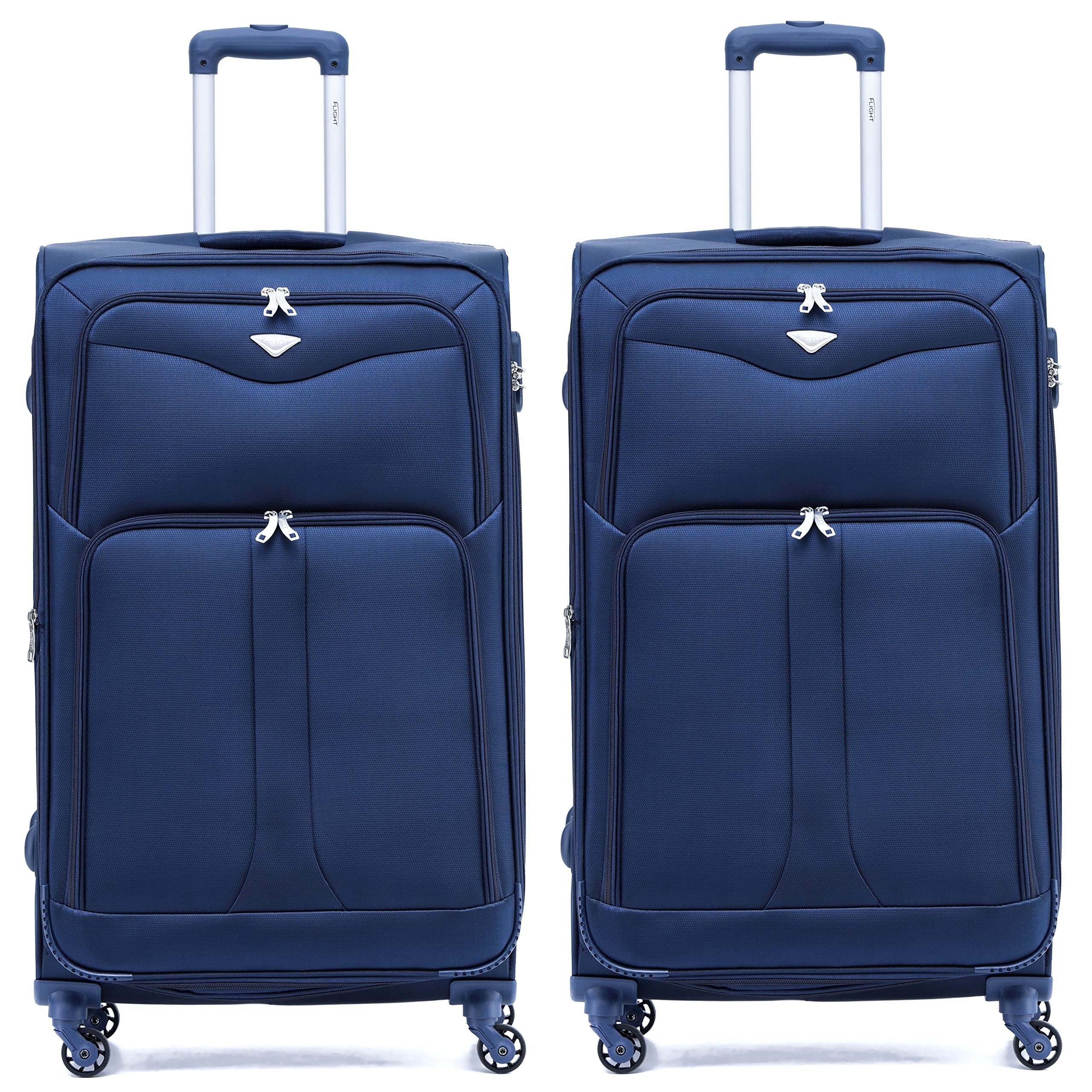 Flight Knight Lightweight 4 Wheel 800D Soft Case Suitcases Anti Crack Cabin & Hold Luggage Options Approved for Over 100 Airlines Including easyJet, BA & Many More! — view 43