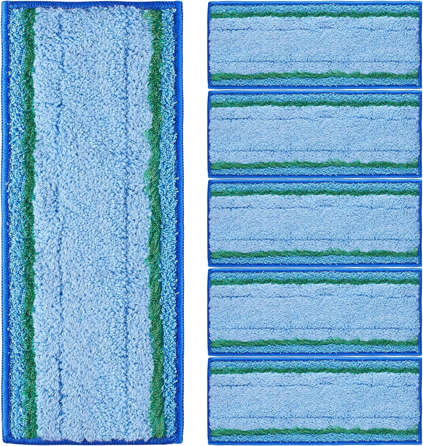 6 Pack Mop Pad Accessories for iRobot Braava jet m6 Series Ultimate Robot Mop, Washable and Reusable Robot Wet Mopping Pad Replacement Parts