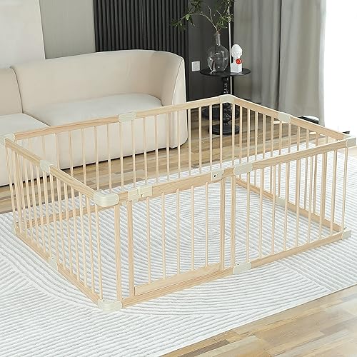 Miniatura 3 de Conababy - Corralito de juego para bebés y niños pequeños, corralitos de juego para interiores, patio de juegos para bebés, área de gimnasio,