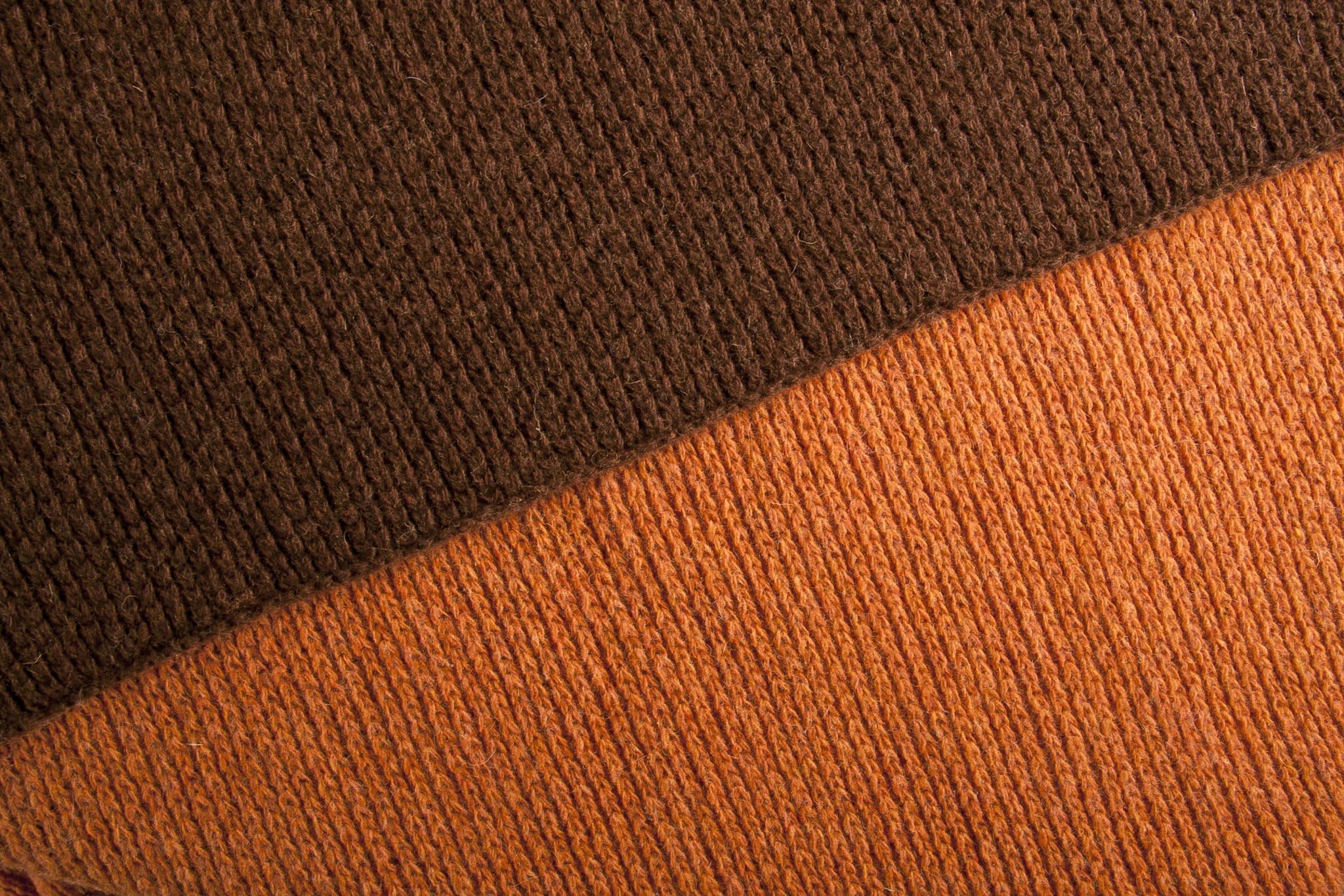 Merino Wool Natural Style 100% Irish Throw Blanket 70" X 55" (Orange)