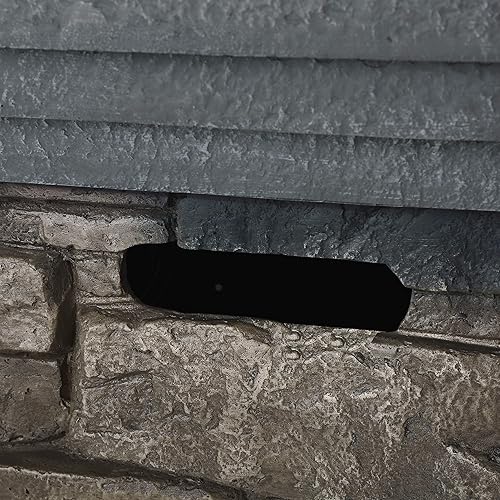 Miniatura 6 de Christopher Knight Home Chesney - Fogata cuadrada de óxido de magnesio, acabado en piedra