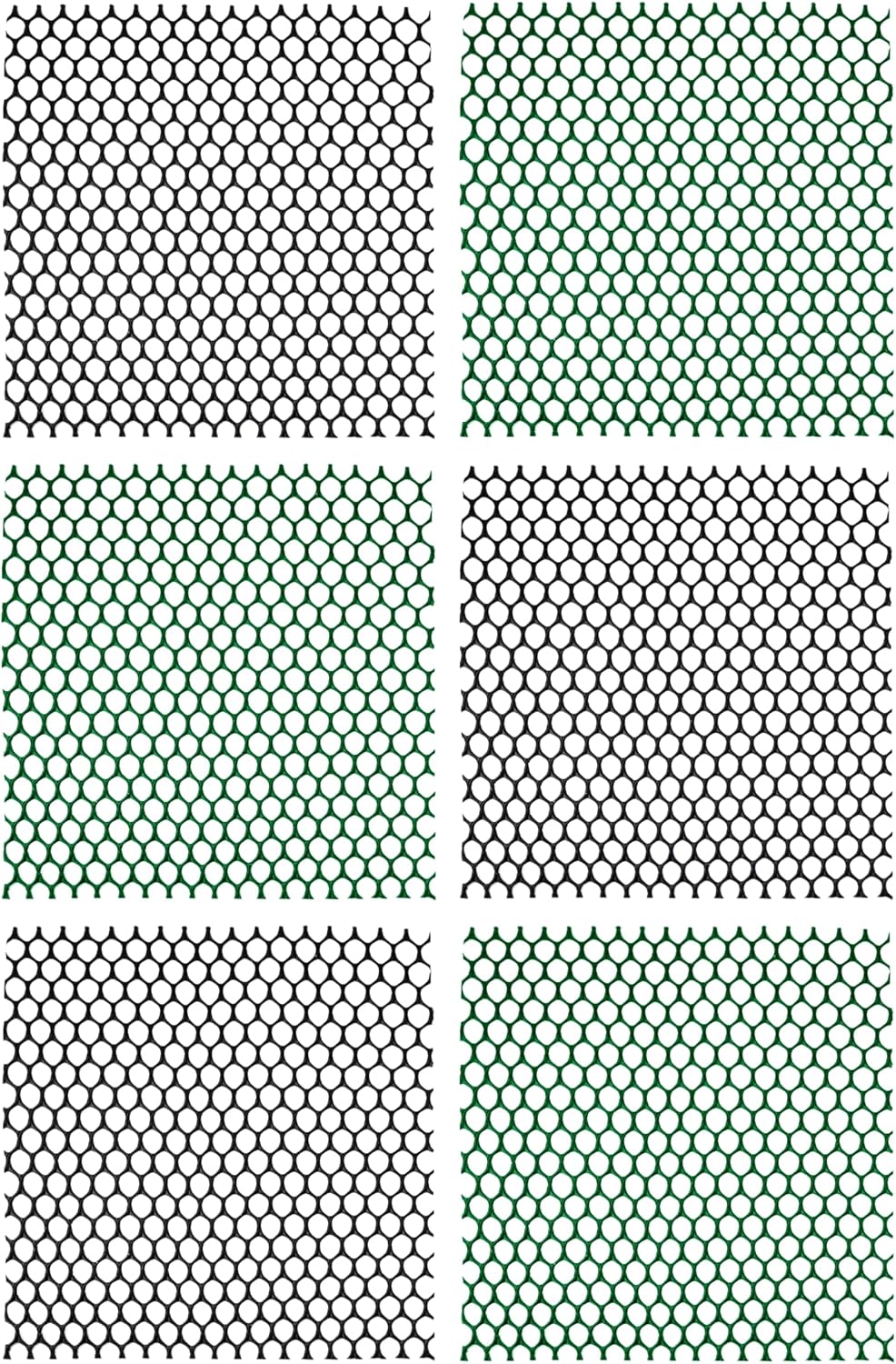 Drying Mat for Cheese - Pack of 6 - Cheese Making Black Mat - Cheese Ripening and Draining Mesh