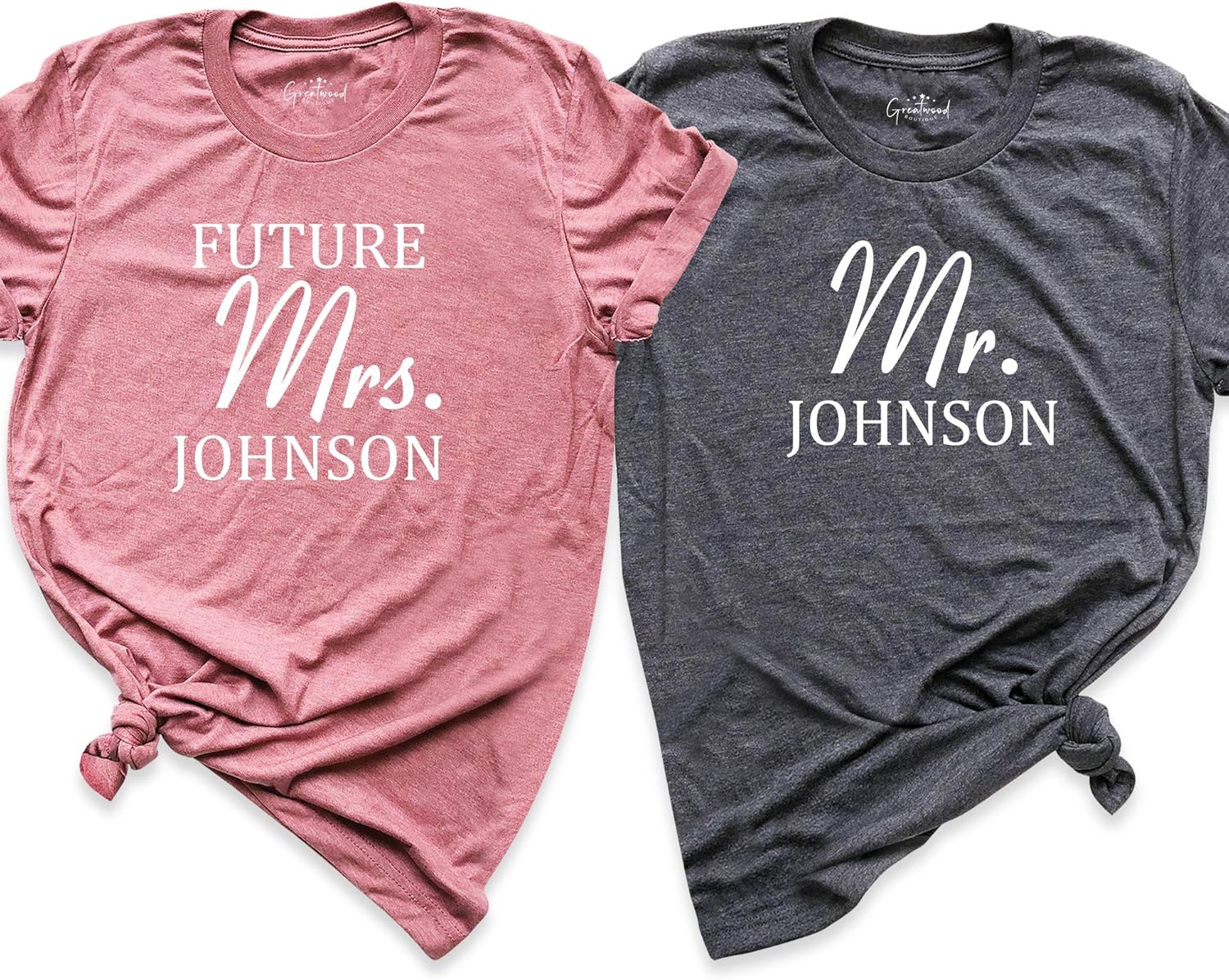 Future Mrs Shirt, Mrs and Mr Shirts, Future Wifey Shirt, Mrs. Shirts for Women, Personalized Bachelorette T Shirt, Bridal Shirts for Bachelorette Party, Bridal Shower Shirts - Image 3