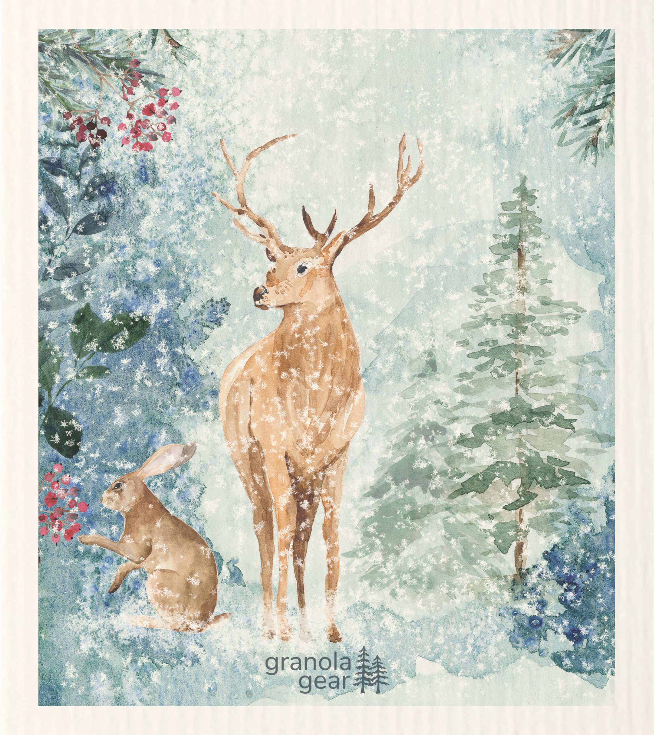 Paños de cocina suecos de Navidad de alta calidad para cocina, paquete de 6 toallas de papel reutilizables, ecológicas, compostables, biodegradables, esponjas de paño de lavado de