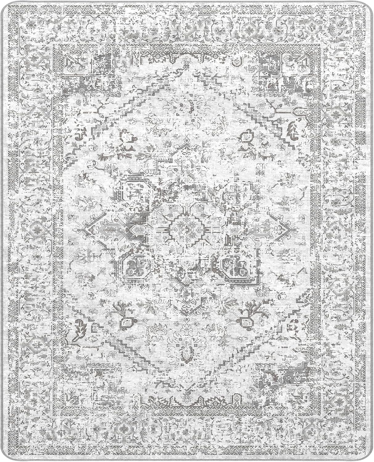 Area Rugs 8x10 Living Room - Machine Washable Rug Large Floor Carpet for Bedroom Dining Room Home