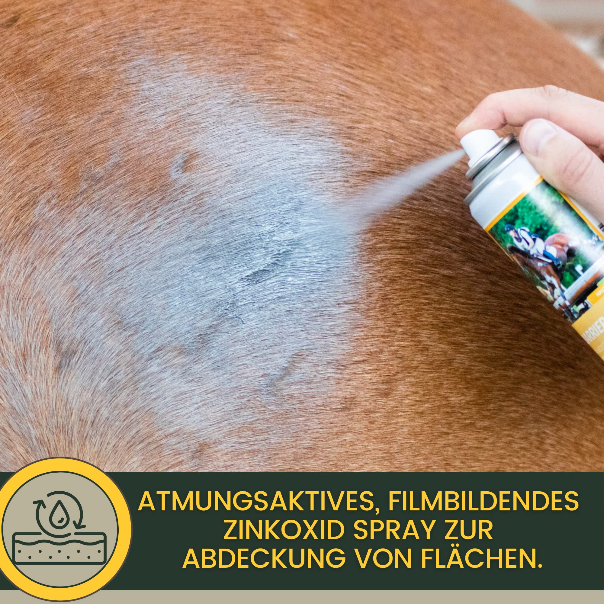 Pomada de Zinc + Spray de Zinc Perro Caballo Pomada de Spray para Heridas Protección Animales Pomada Óxido de Zinc Curación de Heridas Desinfección de Heridas Parche de Spray y Crema de Zinc 2*250ml