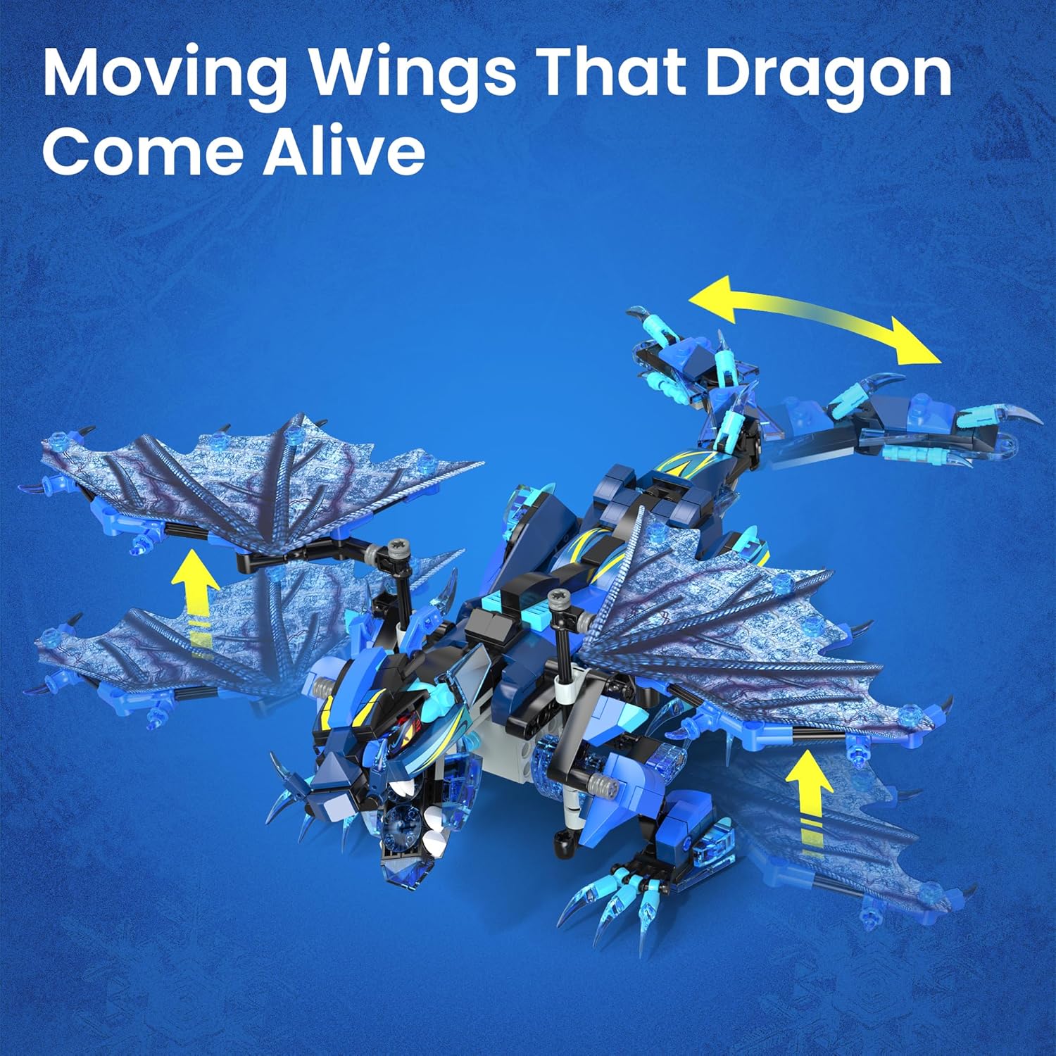 Sillbird Dragon Building Kit with Remote Control STEM Gifts for Kids Boys Ages 8-12, Technic Buildable 3in1 Models Coding Toys for Birthday with 590 Pieces - Image 5