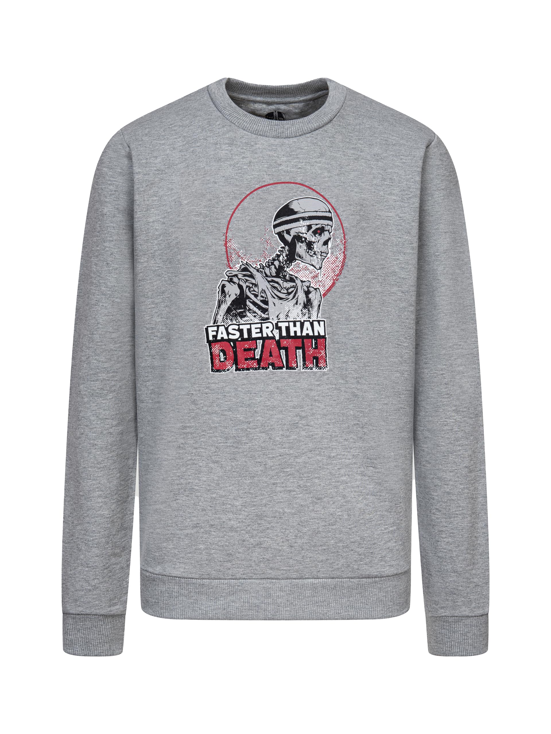 Adamski męska bluza rekreacyjna | Sport, Szary, 3XL