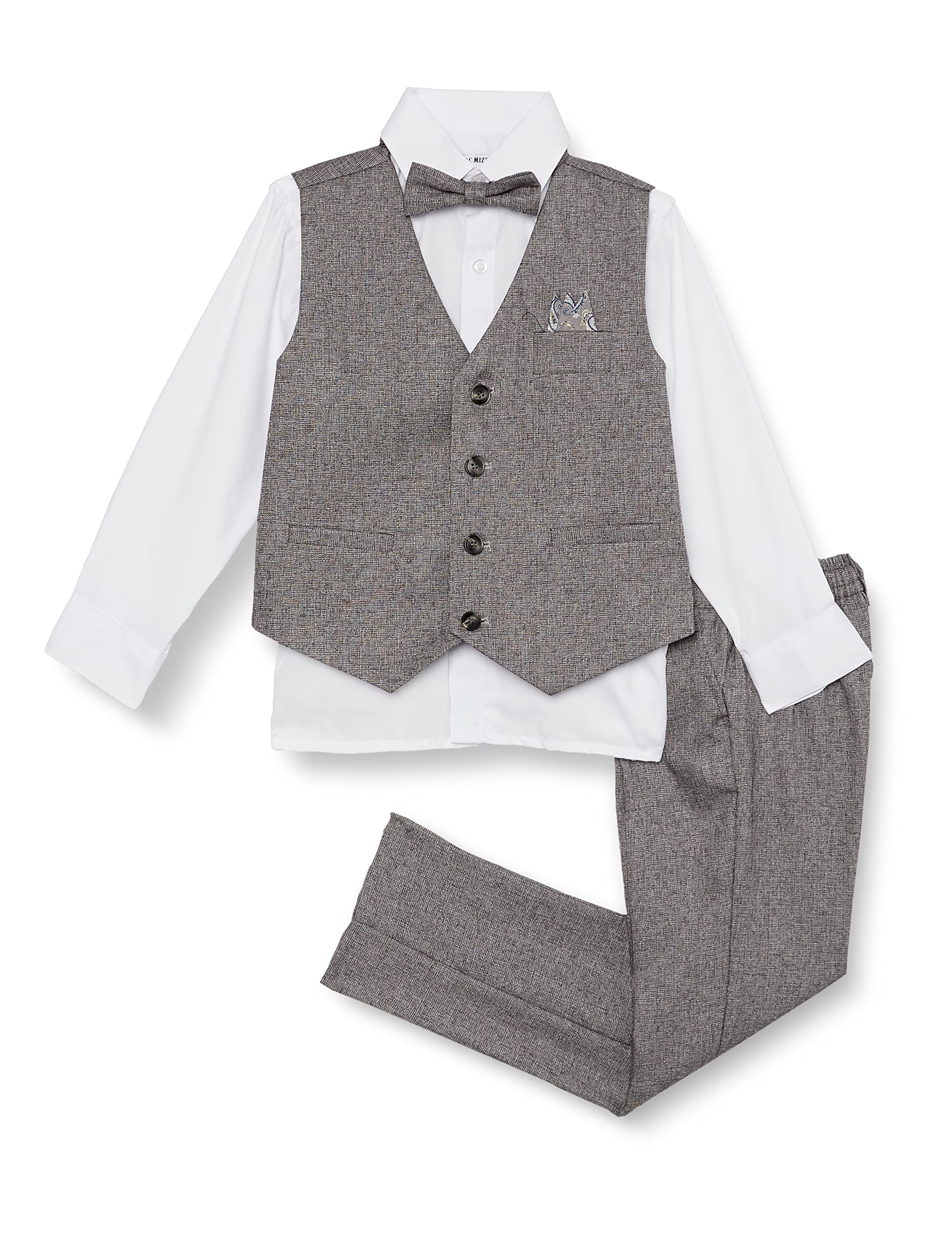 Conjunto de chaleco Isaac Mizrahi de niño para bautizos y eventos formales 6