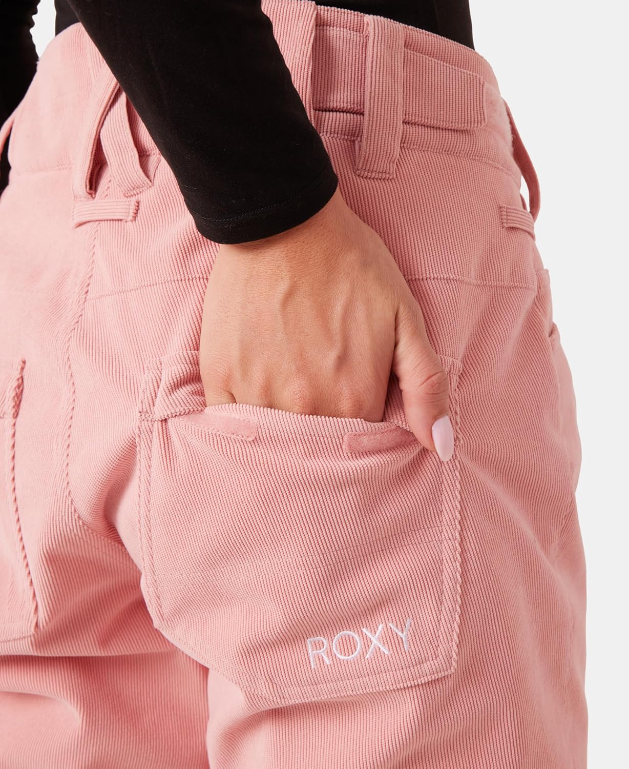 Roxy Women's Backyard Insulated Snow Pants – 10K Waterproof Ski & Snowboard Pant, Seam Sealed, Rose, Small