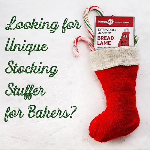 Miniatura 27 de KneadAce Herramienta de puntuación de masa magnética mejorada, herramienta profesional de puntuación de masa con hoja extraíble, herramienta de pan