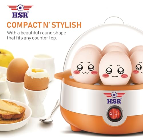 HSR Egg Boiler Electric Automatic Off 7 Egg Cooker Poacher For Steaming, Cooking, Boiling And Frying (350 Watts) - Image 6