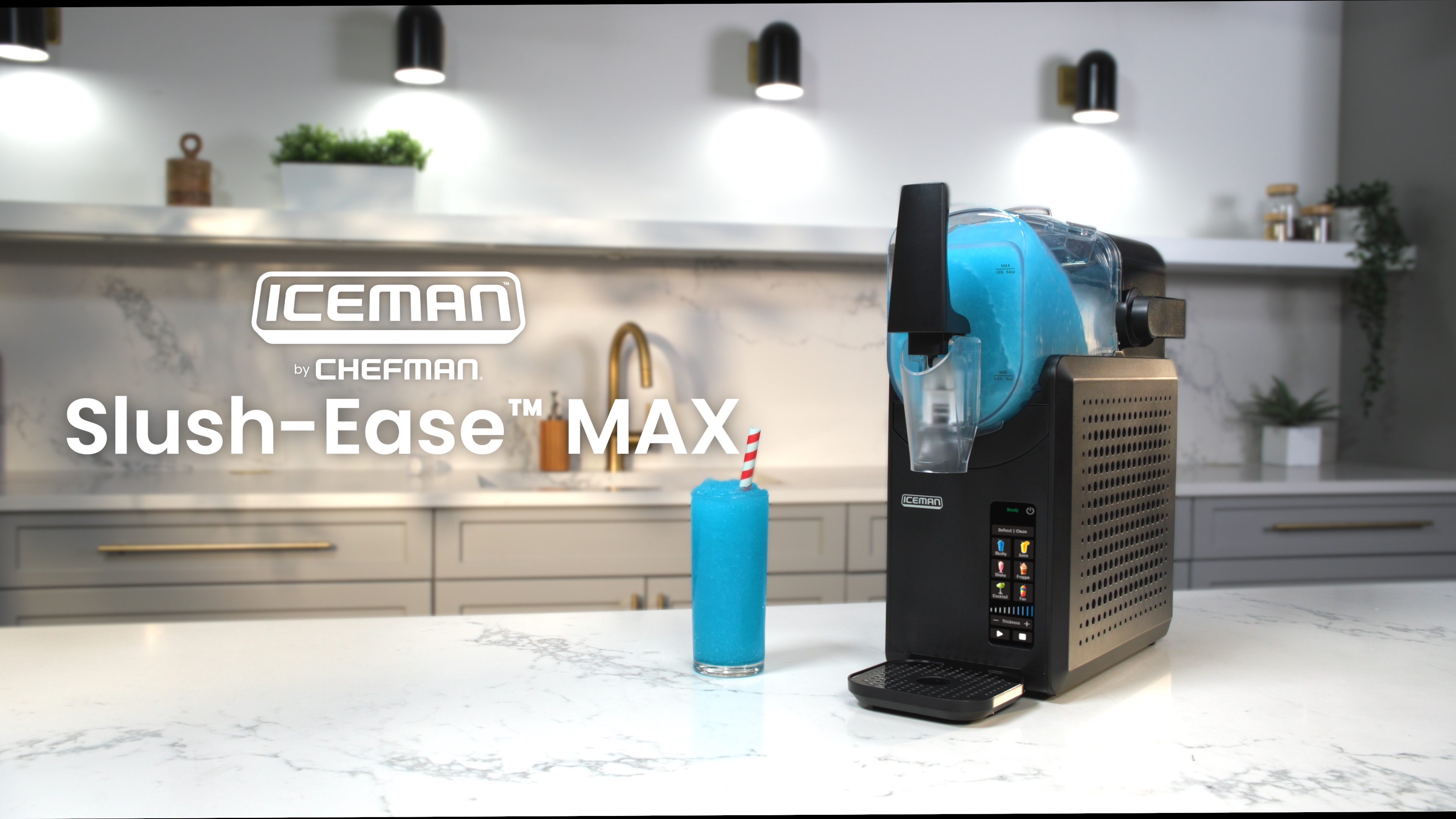 Amazon.com: Iceman by Chefman Slush-Ease MAX 90oz Slushie Machine