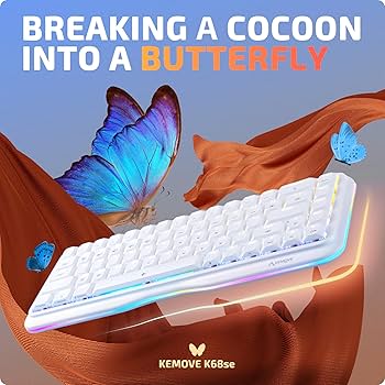Amazon | KEMOVE K68se ゲーミングメカニカルキーボード 60%RGB