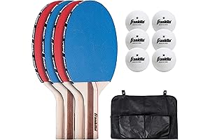 PingPong Paddels Set, The Ready-to-Play Table Tennis Paddle Kit for a Fast-Paced Game