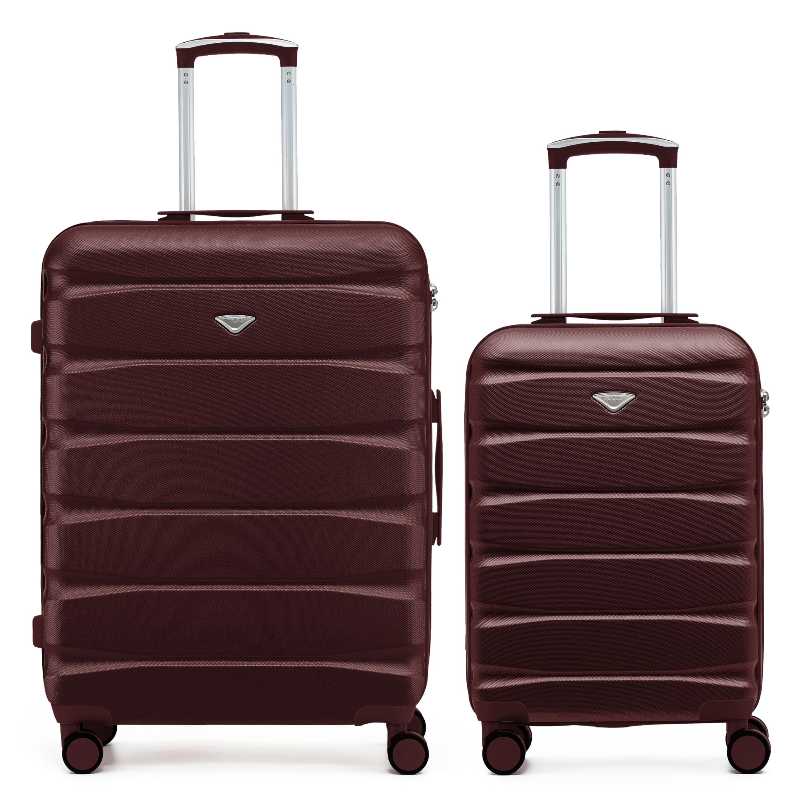 Flight Knight Underseat Cabin Suitcase 45x36x20cm | Free Hand Luggage for EasyJet & Wizz Air | Lightweight ABS Hard Shell with 8 Silent-Glide Spinner Wheels | Max Space Travel Bag — view 262