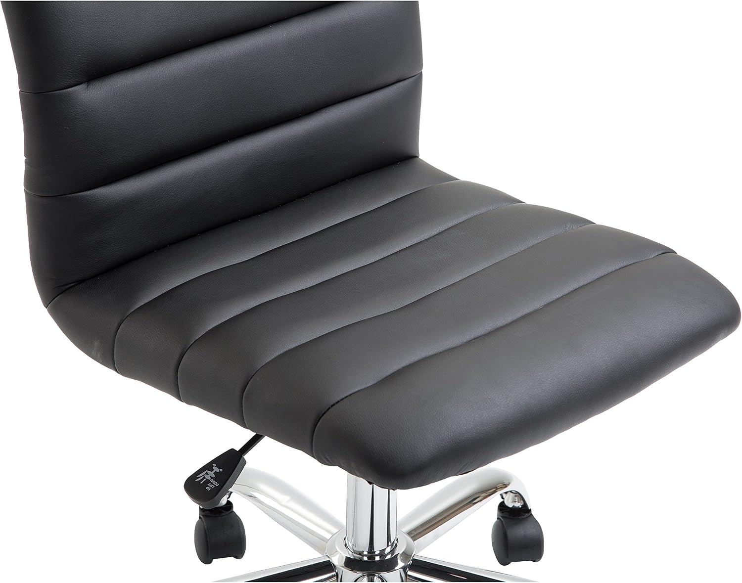 EdgeMod Polox Task Chair in Vegan Leather, Black