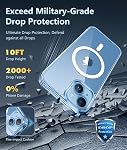 FNTCASE for iPhone 13 Case Clear: iPhone 14 Case Magnetic Phone Cases with Screen Protector Compatible with Magsafe Slim Military Grade Drop Protection Rugged Transparent Cover (A-Clear Magnetic)