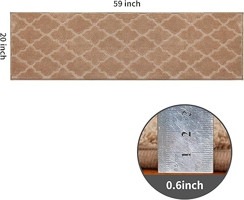 Miniatura 2 de COSY HOMEER Tapetes suaves para el frente del fregadero, alfombras de cocina súper absorbentes, de 20 x 59 pulgadas, antideslizante, lavable,