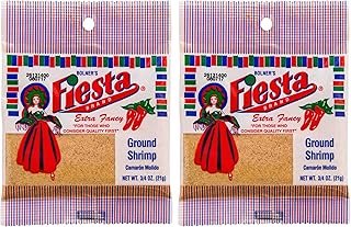 Bolner's Fiesta Extra Fancy Ground Shrimp (Camaron Molido), 3/4 Ounce Packet - Pack of 2