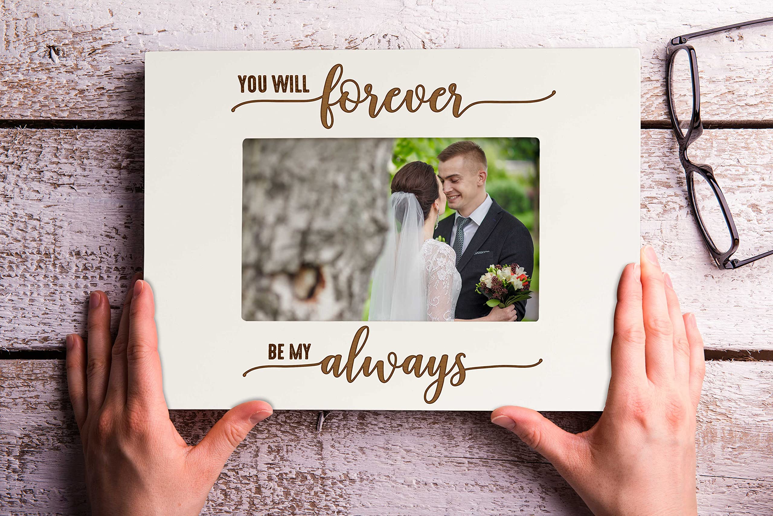 Cadre Photo Personnalisé Pour Couple Cadeau De Mariage, De Fiançailles