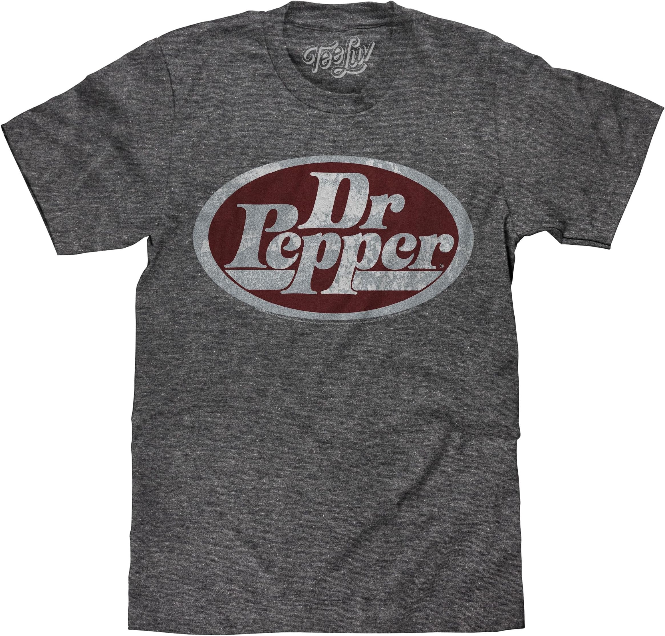 Men's Distressed Dr Pepper Logo Shirt