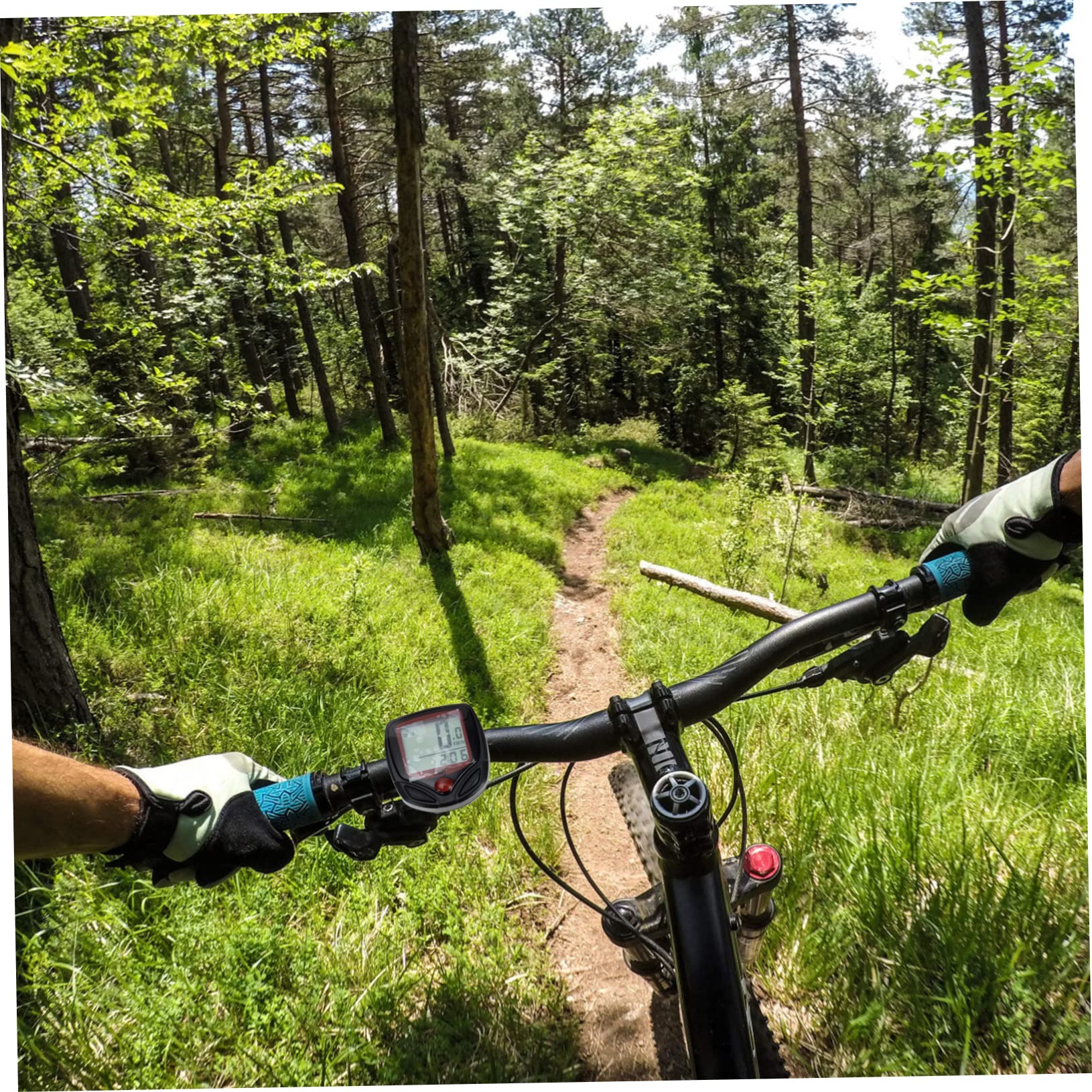 JOINPAYA 1 Set Portable Bike Speedometer LCD Cycle Computer for Mountain Electric Bikes Lightweight Design with Backlight Displays Speed Distance