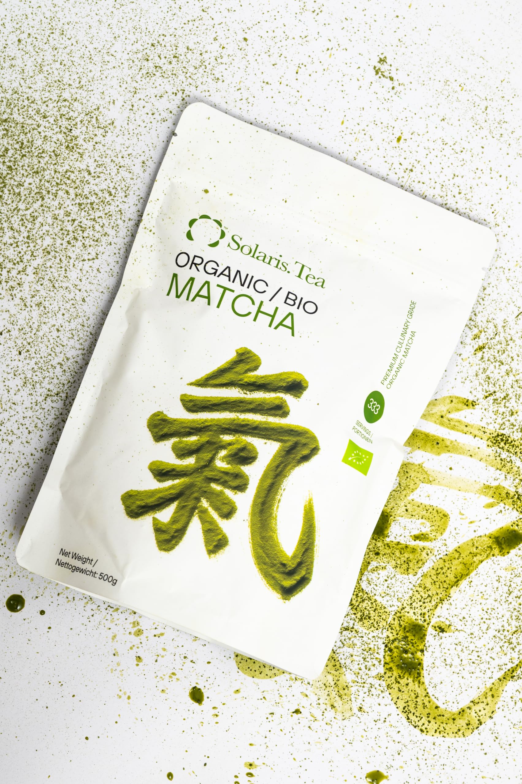 Solaris Tea Bio Matcha zum Kochen, Backen und für Smoothies, 500 g