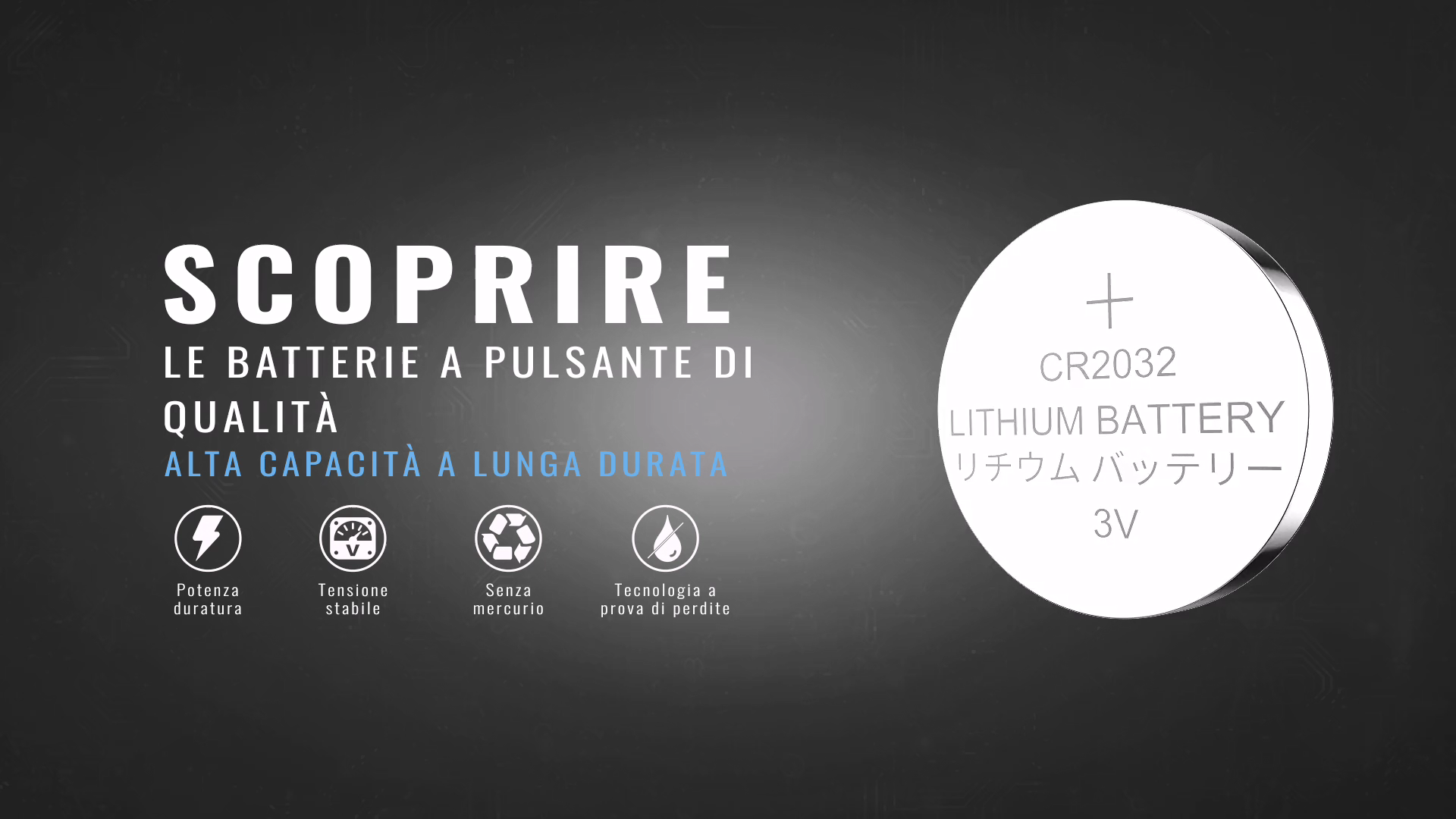 POWEROWL CR2032 – Confezione Da 20 Batterie Al Litio 3V, 240 MAh, Durata 10 Anni | Per Telecomandi, Bilance, Sensori E Dispositivi Indossabili