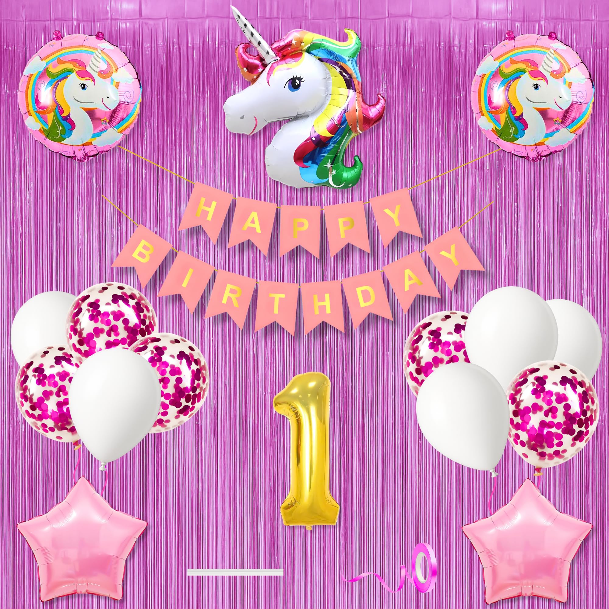 Theme With 1 Number · Unicorn Theme