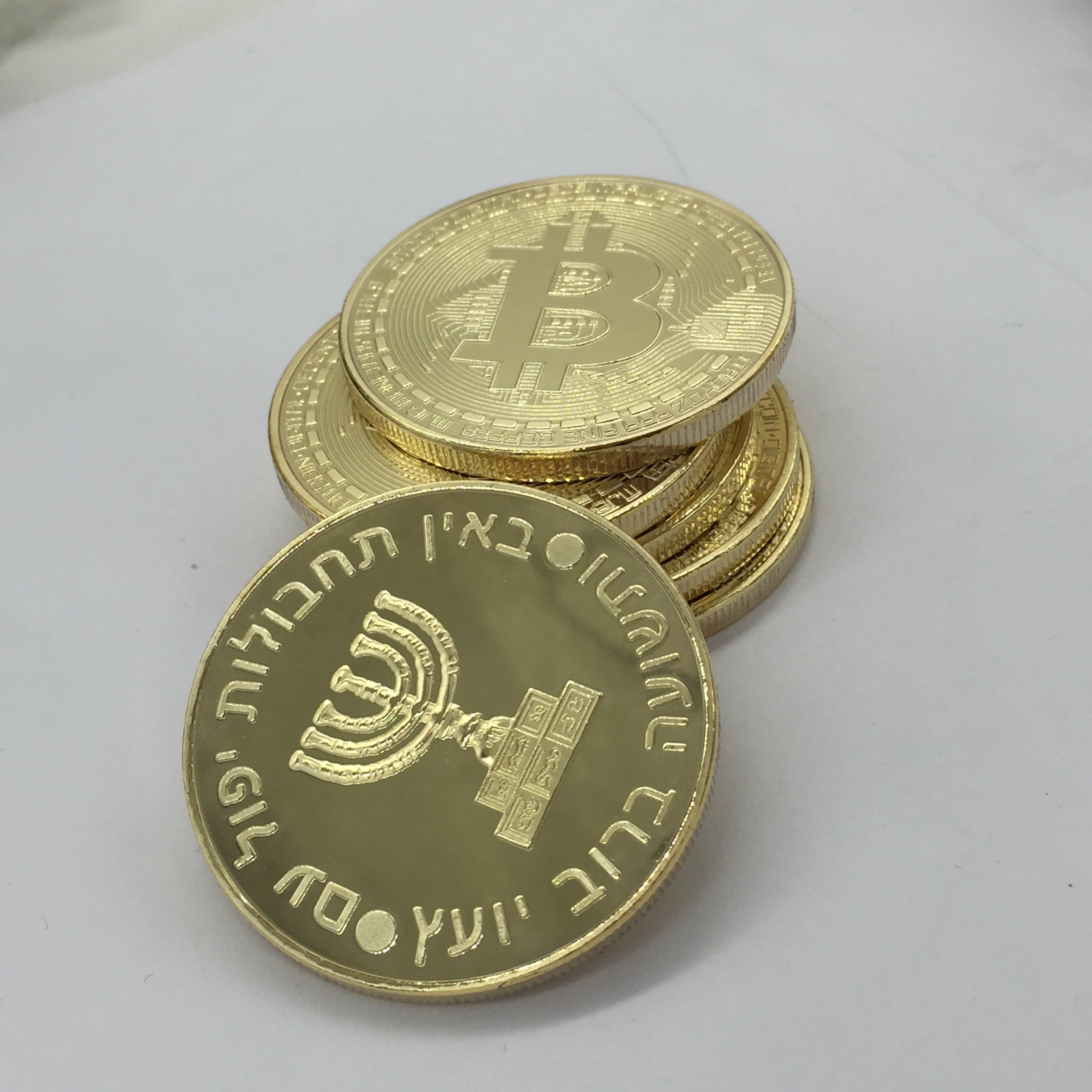 Amazon.com: MOSSAD Gold Plated Bitcoin Coin Collectible Gift BTC Coin Art  Collection : Collectibles & Fine Art