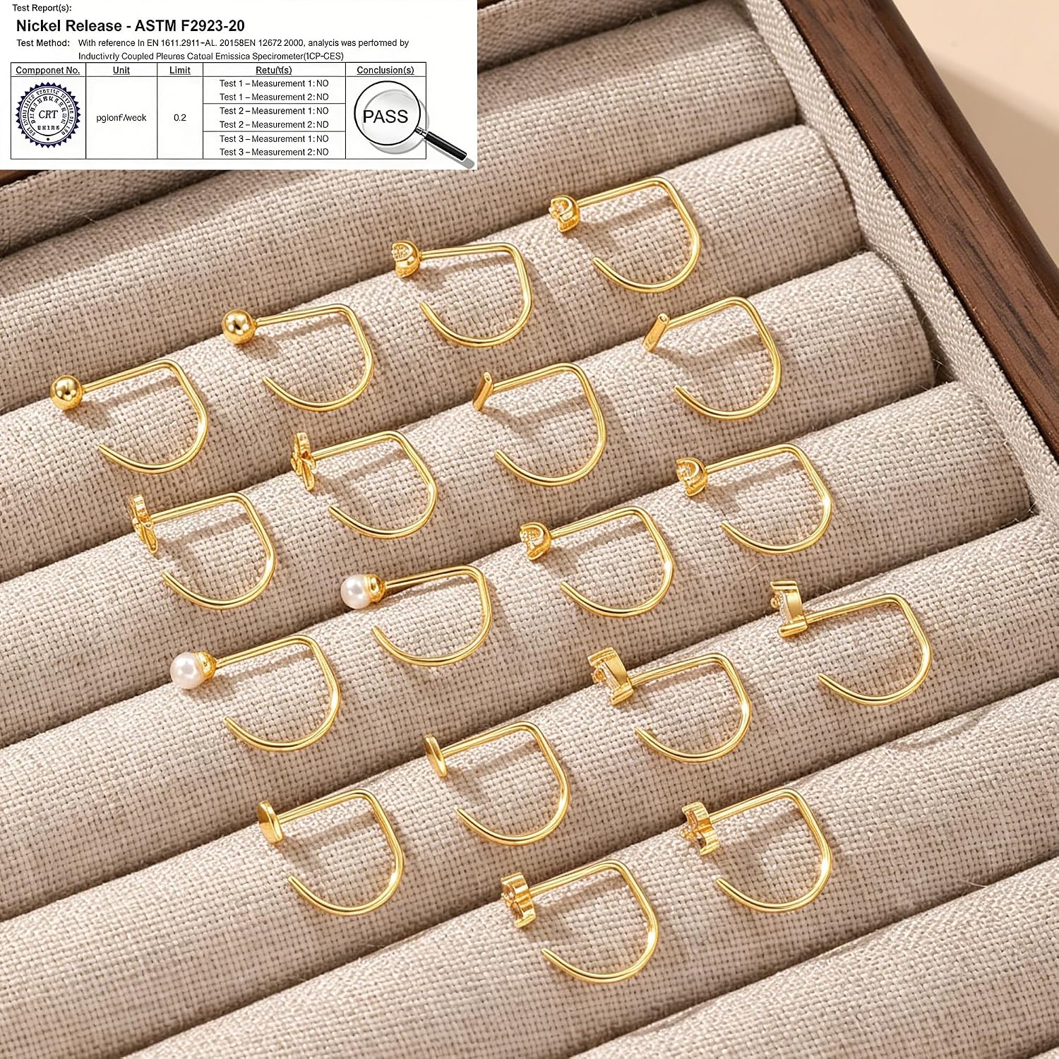 GINAZL Backless Half Hoop Earrings for Women，3 Pairs 14K Gold Plated Stay Close No Back Hook Small Open Huggie Earrings,Poke Free Comfortable Fit Sleep Hypoallergenic Everyday Jewelry Gift for Women