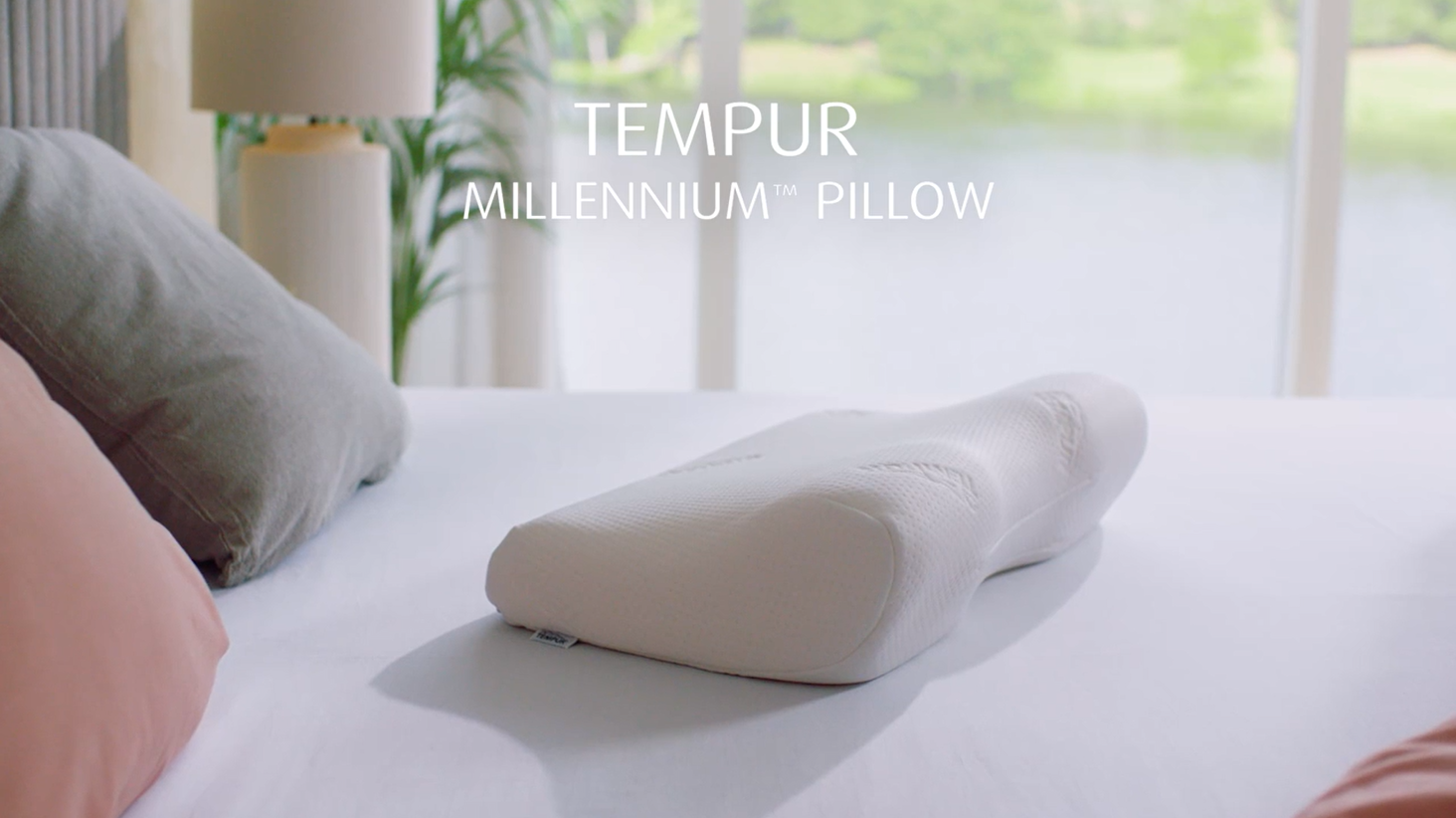 TEMPUR Millennium Memory Foam Pillow Queen M, Ergonomic Neck