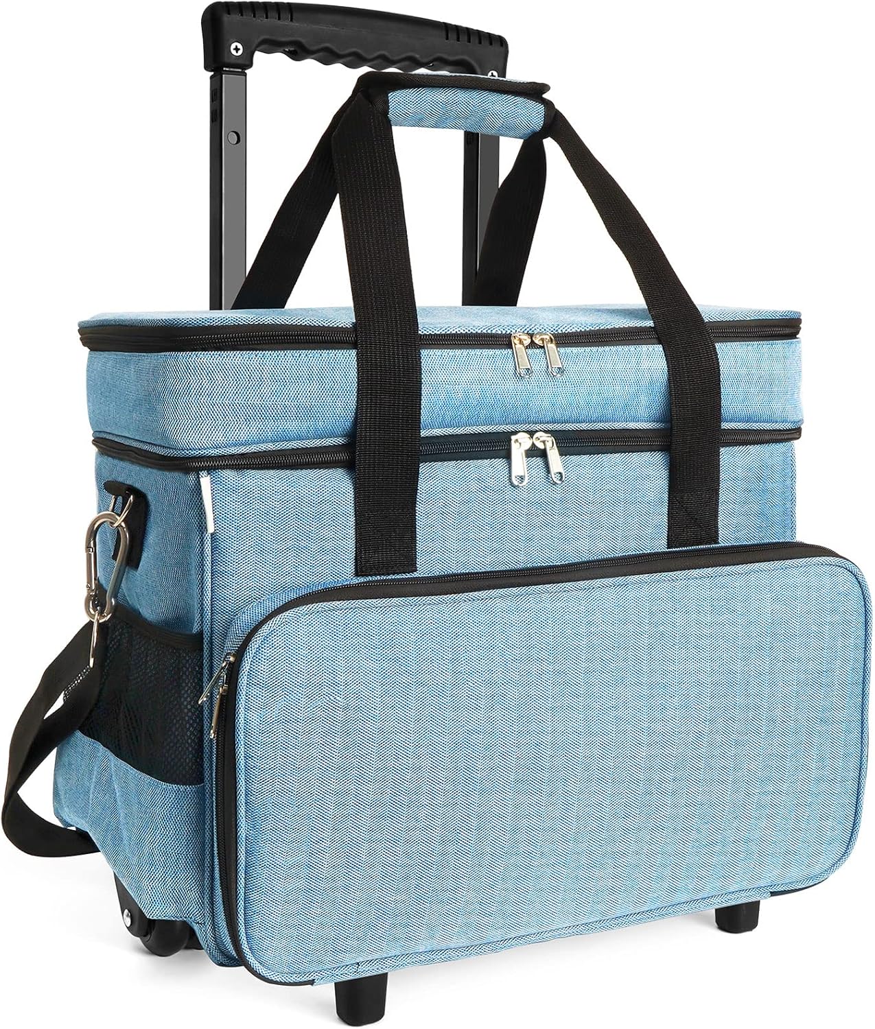 Lorzon Sewing Machine Case with Wheels, Rolling Jordan Ubuy