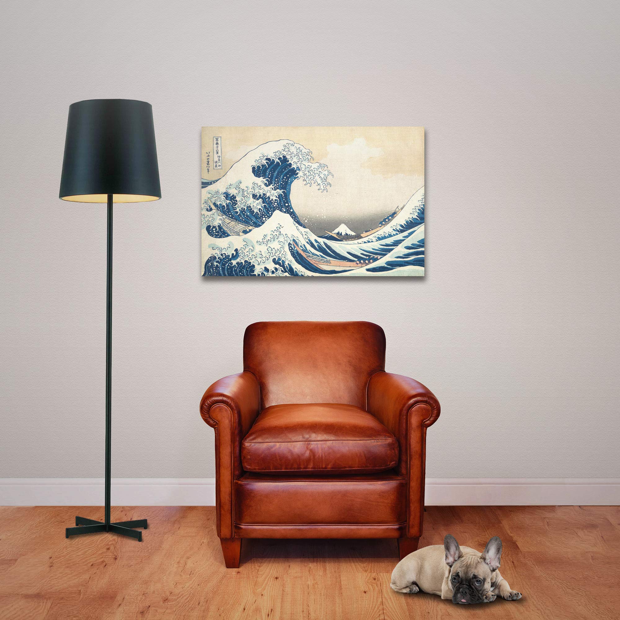 Hokusai, Katsushika - IThe Great Wave - plakat japoński