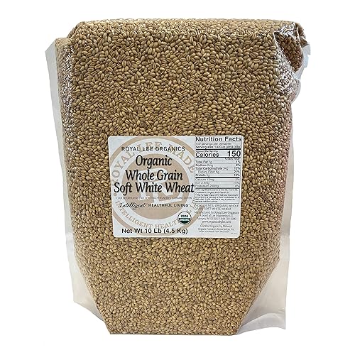 Royal Lee Organics Orgánica Trigo Bayas suave de color blanco