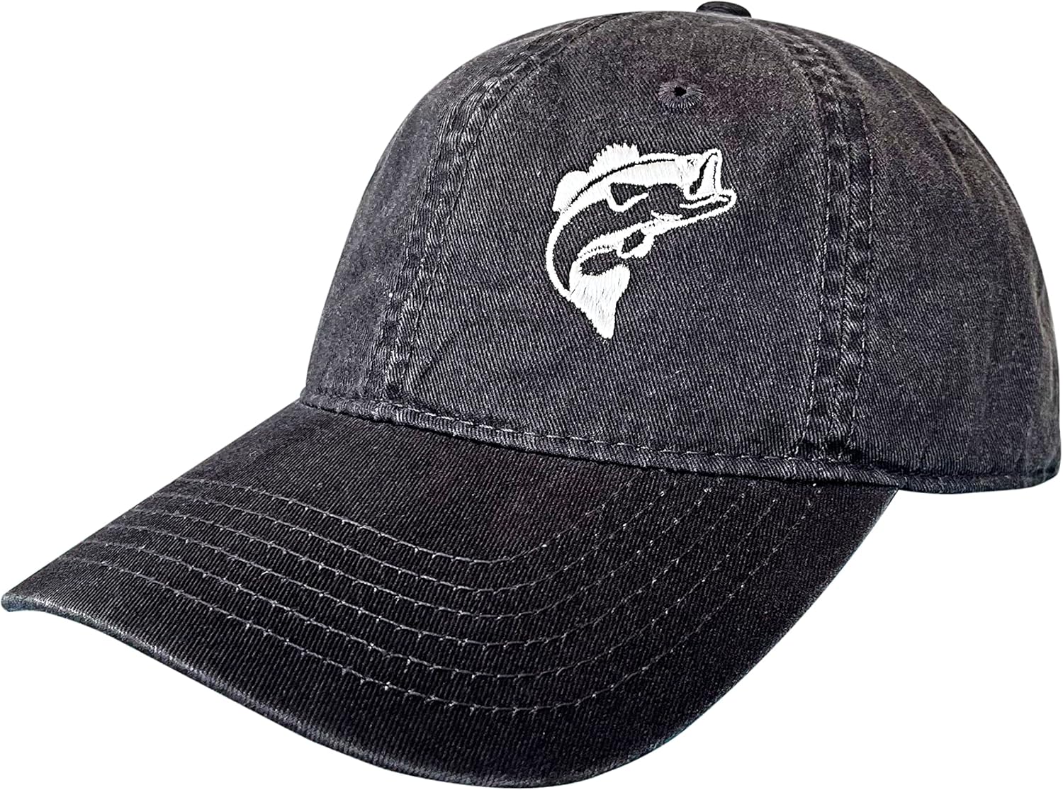 KUBILA Fish Hat - Fly Fishing Gifts for Men Women Curved Brim Cotton Embroidered Adjustable Dad Trucker Baseball Caps (Olive) : Sports & Outdoors